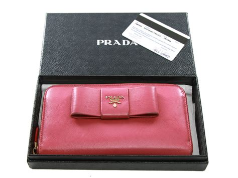 authentic Prada saffiano leather wallet